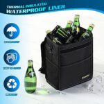 Knodel Auto-Mülleimer, wasserdichter Auto-Müllsack, Auto-Mülleimer mit Deckel, auslaufsichere Auto-Aufbewahrungstasche, Auto-Müllsack-Aufhängung – Bild 4