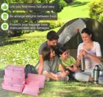 Vicloon Koffer Organizer, 8-in-1-Set Gepäck Organizer, Wasserdichte Reise Kleidertaschen umfassen 2 Schuhbeutel, 3 Packwürfel und 3 Aufbewahrungsbeutel, für Kleidung Schuhe Unterwäsche Kosmetik – Bild 8