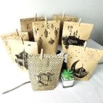 DIY ramadan zum Befüllen-Eid Mubarak tüten-30 Bedruckte Kraftpapiertüten-Geschenktüten zum Aufstellen und Dekorieren-ramadan dekoration set-wiederverwendbar – Bild 6