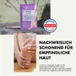 Eclat Skincare, Peeling Maske für weiche Babyfüsse, 1 Paar Peeling Masken Socken repariert raue Fersen, entfernt trockene, abgestorbene Haut, feuchtigkeitsspendende Fuss Peeling Maske für harte Haut, Hornhaut – Bild 6