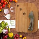 Oliver's Kitchen ® Premium Knoblauchpresse, Handlich & Leicht zu Reinigen, Pressen Sie Knoblauch & Ingwer Mühelos (Kein Schälen Nötig), Extra Stark & Strapazierfähig, Stylische Zinklegierung – Bild 7