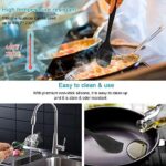 Vicloon Silikon Küchenhelfer, 6 PCS Silikon Spatel enthalten Suppenlöffel, Backpinsel, Spatel, Hitzebeständige & Antihaft Einem Kern Edelstahl und Nahtloses Einteiliges Design – Bild 5