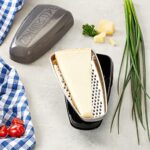 Fackelmann 45463 Parmesanreibe und Frischebox, 19 x 9.5 x 7 cm & Dick-Dünnschneider mit Restehalter – Bild 6