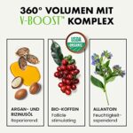 Eclat Skincare, Haarwuchsshampoo für Männer & Frauen, Koffeinbehandlung mit Rizinusöl & Arganöl, schnell wachsende, verdickende Formel für Haarausfall/schütteres Haar, sulfatfreies Shampoo – Bild 4