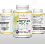 Vitamin D 4000 IE – 400 leicht einnehmbare Premium Vitamin D3-Mikrotabletten – Alle vier Tage eine hochwirksame Tablette Cholecalciferol VIT D3 – Vegetarisches Nahrungsergänzungsmittel – Hergestellt von Incite Nutrition in Grossbritannien – Bild 8