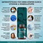 Multivitamine & Mineralien mit Vitamin C, D3, B Komplex - 365 Vegane Tabletten mit 1 Jahr Vorrat - A bis Z Vitamine mit Magnesium, Zink, Eisen, Biotin, Chrom, Selen, Kupfer, Folsäure - von WeightWorld – Bild 3