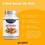 Multivitamin Hochdosiert - 450 Tabletten (15 Monate) - Alle Wertvollen A-Z Vitamine und Mineralstoffe - Unterstützt das Immunsystem** - Laborgeprüft ohne Zusätze in Deutschland hergestellt – Bild 3