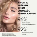 Eclat Skincare, Bio Jojobaöl für Haut und Haare, reines, unraffiniertes Jojobaöl für Gesicht, Körper, Bart und Nägel, feuchtigkeitsspendende, regenerierende natürliche Feuchtigkeitscreme, kaltgepresst – Bild 2