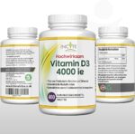Vitamin D 4000 IE – 400 leicht einnehmbare Premium Vitamin D3-Mikrotabletten – Alle vier Tage eine hochwirksame Tablette Cholecalciferol VIT D3 – Vegetarisches Nahrungsergänzungsmittel – Hergestellt von Incite Nutrition in Grossbritannien – Bild 2
