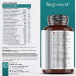 Multivitamine & Mineralien mit Vitamin C, D3, B Komplex - 365 Vegane Tabletten mit 1 Jahr Vorrat - A bis Z Vitamine mit Magnesium, Zink, Eisen, Biotin, Chrom, Selen, Kupfer, Folsäure - von WeightWorld – Bild 6