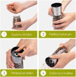 ZOLMER Gewürzmühlen Set – Edle Salz- & Pfeffermühle mit Keramikmahlwerk – Bild 5