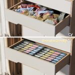 Joyoldelf 2 Stück Aufbewahrungsboxen für Socken und Unterwäsche, 24 Zellen Faltbare Boxen (Faltbox, Drawer Dividers, Schubladen Organizer Stoffboxen zum Aufbewahren von Socken – Bild 6