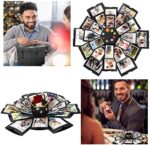 WisFox Überraschung Box, Kreative DIY Handgemachte Überraschung Explosion Geschenkbox Liebesgedächtnis, Scrapbooking Fotoalbum Geschenkbox zum Geburtstag Valentinstag Hochzeit Weihnachtsfest – Bild 3