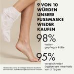 Eclat Skincare, Peeling Maske für weiche Babyfüsse, 1 Paar Peeling Masken Socken repariert raue Fersen, entfernt trockene, abgestorbene Haut, feuchtigkeitsspendende Fuss Peeling Maske für harte Haut, Hornhaut – Bild 2