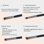 MSQ Augenpinsel Pinselset Makeup Lidschatten Pinselset Makeup Blender Pinsel Pinselset Augen Pinselsets Blending Brush Augenpinsel Set Make up Pinsel Set Lidschattenpinsel – Bild 9