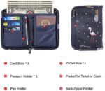 Tuscall Reisepass Tasche Ausweistaschen Reisepasshülle Dokumententasche Reise Brieftasche Wasserdicht Passport Etui für Damen/Herren – Bild 2