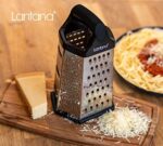 Lantana 6 seitige Reibe mit Behälter, Handreibe,Hobel,Zerkleinerer, 6 unentbehrliche Küchenfunktionen für grobes, mittleres, feines und mikrofeines Reiben,Zesten,Schneiden – Bild 3