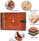 ZEEYUAN Hochzeits-Gästebuch: DIY Fotoalbum 80 Seiten – Bild 3