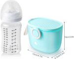 Milchpulver Portionierer baby, Termichy Milchpulver Spender, 250g luftdichter tragbarer Milchpulver Behälter für Reisen, mit Schaber und Löffel – Bild 2