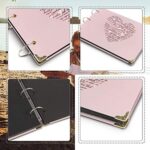 ThxMadam Selbstgestalten Fotoalbum Scrapbook Album Foto Buch Hochzeit Gästebuch Vintage Fotobuch Schwarze Seiten für Weihnachten Geburtstag Jahrestag Geschenk für Mutter Frau Freund – Bild 4