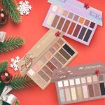 Beste Lidschatten Palette Nudetöne - Vegane Augenpalette - Eyeshadow Make Up Kosmetik - 16 Hochpigmentierte Warme Natürliche Farben in Matt + Schimmer + Glitzer - Lamora Exposed – Bild 9