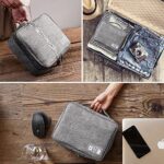 HCFGS Organizer Tasche, Reise Elektronik Etui 3 Schicht Grosse Kapazität Multifunktional Wasserdicht Stossfest Case für Kabel, ipad, Ladegerät, Handy, Festplatten, Powerbank, etc – Bild 6