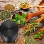 iLC Grinder Crusher Mühle für Spice,Kräuter,Gewürze,Herb,Kaffee mit Pollen Scraper 2", Gemacht aus Zinklegierung, 4 Teiliges, Diamantförmige Zähne – Bild 3