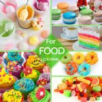 Lebensmittelfarbe - 15 Flüssige Lebensmittel Farben Set für Kuchen Backen, Kekse, Macaron - Hochkonzentrierte Food Coloring für Kuchendekoration, DIY Slime, Kunsthandwerk Einfärben - 6ml jeder – Bild 3