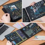 KASZOO Fotoalbum, Fotoalbum zum Selbstgestalten, DIY Fotobuch 80 Seiten, Kann als Abschluss Geschenk, Geburtstagsgeschenk, Hochzeitstagsgeschenk, Valentinstagsgeschenk und mehr verwendet werden – Bild 5