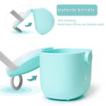 Milchpulver Portionierer baby, Termichy Milchpulver Spender, 250g luftdichter tragbarer Milchpulver Behälter für Reisen, mit Schaber und Löffel – Bild 5