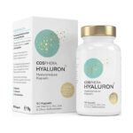 Hyaluronsäure Kapseln hochdosiert mit 500 mg pro Kapsel, 90 vegane Hyaluron Kapseln im 3 Monatsvorrat, 500-700 kDa, Angereichert mit Zink als Beitrag zum Erhalt normaler Haut und Knochen