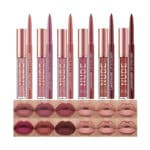 6 matte Lippenstifte mit 6 Liplinern, haltbarer Lipgloss, langanhaltende, antihaftbeschichtete Tasse, verblasst nicht, wasserdicht, hochpigmentierter Samt, Lipgloss-Set, Schönheitskosmetik(12 Stück)