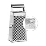 WMF Gourmet Vierkantreibe, 8 x 24 cm, Reibe Edelstahl, 4 Reibeflächen, ideal als Kartoffelreibe, Gemüsehobel, Cromargan, spülmaschinengeeignet