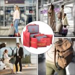Coolzon Packing Cubes Koffer Organizer, 8 Stück Kofferorganizer Packtaschen Packwürfel mit Schuhbeutel Wäschebeutel Reiseorganizer Kleidertaschen für Rucksack – Bild 5