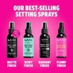 NYX Professional Makeup Setting Spray, Langanhaltende Formel, Fixierend, Leicht, Vegane Formel, Dewy Finish, 60 ml – Bild 7
