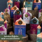 Ramadan Kalender DIY zum Basteln und Befüllen - 30 bunte Falt-Schachteln zum Dekorieren - 30 Geschenk-Boxen - Eid Mubarak - wiederverwendbar – Bild 8