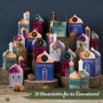 Ramadan Kalender DIY zum Basteln und Befüllen - 30 bunte Falt-Schachteln zum Dekorieren - 30 Geschenk-Boxen - Eid Mubarak - wiederverwendbar – Bild 10