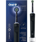 Oral-B Vitality Pro Elektrische Zahnbürste, Electric Toothbrush, 3 Putzmodi für Zahnpflege & Protect X Clean Zahnbürstenkopf, Geschenk Mann/Frau, Designed by Braun