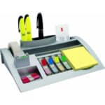 Post-it Desk Organizer, Packung mit 1 Block Post-it® Notes a 100 Blatt, 4 x 35 Haftstreifen Post-it® Index, 1 Rolle Scotch® Magic™ mattes Klebeband, 265 mm x 168 mm x 68 mm – Bild 2
