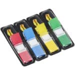 Post-it Desk Organizer, Packung mit 1 Block Post-it® Notes a 100 Blatt, 4 x 35 Haftstreifen Post-it® Index, 1 Rolle Scotch® Magic™ mattes Klebeband, 265 mm x 168 mm x 68 mm – Bild 5