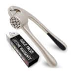 Zulay Kitchen Premium knoblauchpresse mit Soft-Easy-Squeeze ergonomischer Griff, robuste Design-extrakte mehr Knoblauch-Paste pro nelke, Knoblauch Crusher für nüsse und samen, Profi Knoblauch Mincer