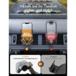 AINOPE Handyhalterung Auto Lüftung, [Hakenclip-Design] Auto Handyhalterung Schwerkraft [Einhandbedienung] kfz Handy Halterung Auto Kompatibel mit iPhone 13 Pro Max Samsung S22+ Huawei usw – Bild 3