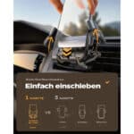 AINOPE Handyhalterung Auto Lüftung, [Hakenclip-Design] Auto Handyhalterung Schwerkraft [Einhandbedienung] kfz Handy Halterung Auto Kompatibel mit iPhone 13 Pro Max Samsung S22+ Huawei usw – Bild 4