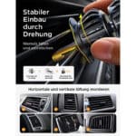 AINOPE Handyhalterung Auto Lüftung, [Hakenclip-Design] Auto Handyhalterung Schwerkraft [Einhandbedienung] kfz Handy Halterung Auto Kompatibel mit iPhone 13 Pro Max Samsung S22+ Huawei usw – Bild 5
