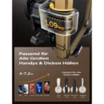 AINOPE Handyhalterung Auto Lüftung, [Hakenclip-Design] Auto Handyhalterung Schwerkraft [Einhandbedienung] kfz Handy Halterung Auto Kompatibel mit iPhone 13 Pro Max Samsung S22+ Huawei usw – Bild 7
