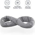 Huzi Design Infinity Pillow – Weiches Nackenkissen für Reise und Büro. – Bild 3