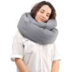 Huzi Design Infinity Pillow – Weiches Nackenkissen für Reise und Büro. – Bild 7