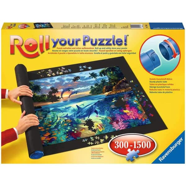 RAVENSBURGER PUZZLE - Puzzlematte für Puzzles mit bis zu 300-1500 Teilen, Puzzleunterlage zum Rollen, Praktisches Zubehör zur Aufbewahrung von Puzzles