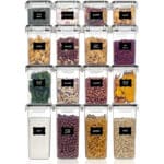 Vtopmart Vorratsdosen Set – Luftdicht, BPA-frei, für Küche & Lebensmittel