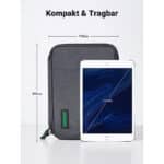 UGREEN Elektronik Tasche Doppelschicht Reise Organizer Kabeltasche Travel Kabel Organizer Elektronische Zubehör Case Travel Organisator Festplattentasche für Powerbank, Kabel, Akku, Karte, Handy usw. – Bild 7